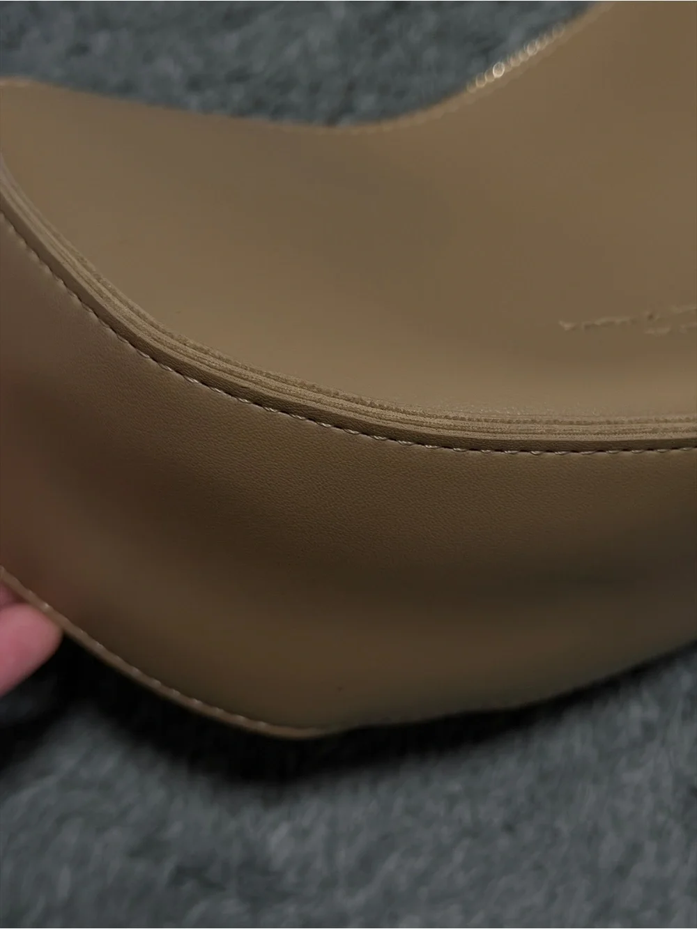 Tan Crossbody Saddle Bag
